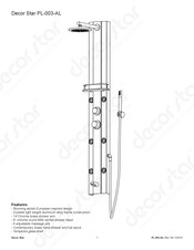 Decor Star PL-003-AL Manual
