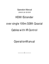 LINK-MI LM-CX100IR Operation Manual