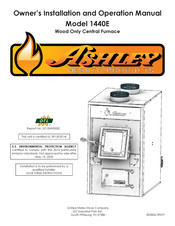 Ashley 1440E Owner's Installation And Operation Manual