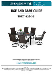 PHI VILLA THD7-126-351 Use And Care Manual