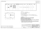 LG F-1208V4W Owner's Manual