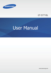 Samsung GT-S7710L User Manual