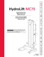 Rotary HydroLift MC75 Original Instructions Manual