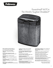 Fellowes FS-47018 Manual