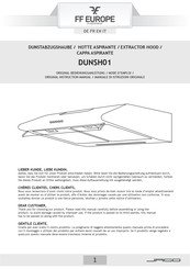 FF Europe JAGO DUNSH01 Original Instruction Manual
