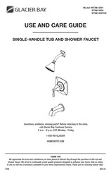 Glacier bay 873W-3204 Use And Care Manual