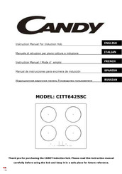 Candy CITT642SSC Instruction Manual