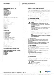 ebm-papst D3G160-BF60-11 Operating Instructions Manual