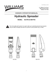 Williams 6S.5T03 Owner's/Operator's Manual