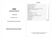 Newworld NWLF600 Installation And User Instructions Manual