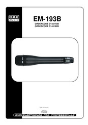 DAPAudio EM-193B Manual