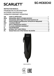 Scarlett SC-HC63C42 Instruction Manual