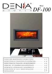 DENIA DF-100 Usage And Maintenance Instructions
