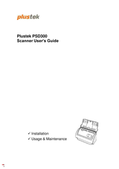 Plustek PSD300 User Manual