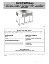 International comfort products PGD3 Series Owner's Manual