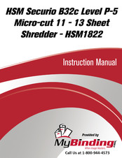 HSM HSM1822 Instruction Manual