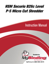 HSM SECURIO B26c Instruction Manual