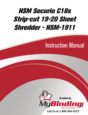 HSM HSM-1911 Instruction Manual