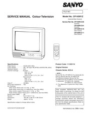 Sanyo CP14SR1Z Service Manual