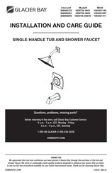 Glacier bay HD873X-0604 Installation And Care Manual