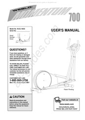 Weslo WLEL19022 User Manual