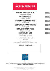 Le Marquier INOX PLTI260I User Manual