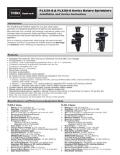 Toro FLX55-6 Series Installation And Service Instructions Manual