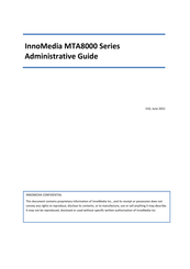 InnoMedia MTA 8328-1W Administrative Manual