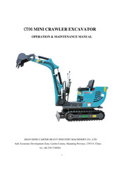 Carter CT06 Operation & Maintenance Manual