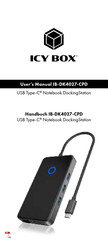RaidSonic Technology ICY BOX IB-DK4027-CPD User Manual