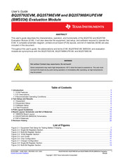 Texas Instruments BQ25798EVM User Manual