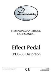 Dimavery EPDS-50 Distortion User Manual