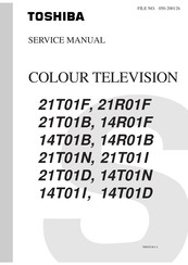 Toshiba 21T01F Service Manual