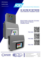 International Gas Detectors TOC-750 Installer's Manual