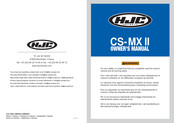 HJC MC7 Owner's Manual