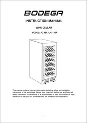 BODEGA JC-85A Instruction Manual