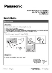 Panasonic KX-TGF573S Manuals | ManualsLib