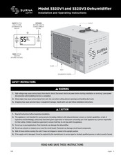 Anden SURNA S320V3 Installation And Operating Instructions Manual