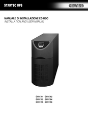 Gewiss GW81765 Installation And User Manual