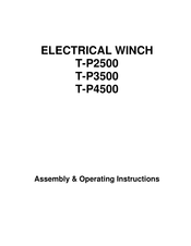 Champion Power Equipment T-P3500 Assembly & Operating Instructions