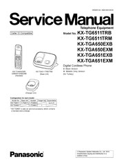 Panasonic KX-TG6511TRB Service Manual