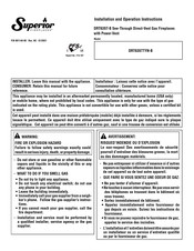 Superior Fireplaces DRT63STTYN-B Installation & Operation Instructions