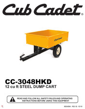 Cub Cadet CC-3048HKD Manual