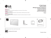 LG 70UL3E-TJ Manual