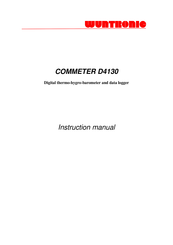 Wuntronic COMMETER D4130 Instruction Manual