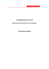 Wuntronic COMMETER D3120 Instruction Manual