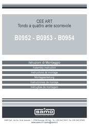 Samo B0952 Assembly Instruction Manual