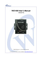 Wiznet WIZ1000 User Manual