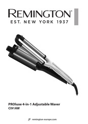 Remington PROluxe CI19AW Manual