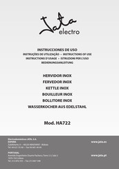 Jata electro HA722 Instructions For Use Manual